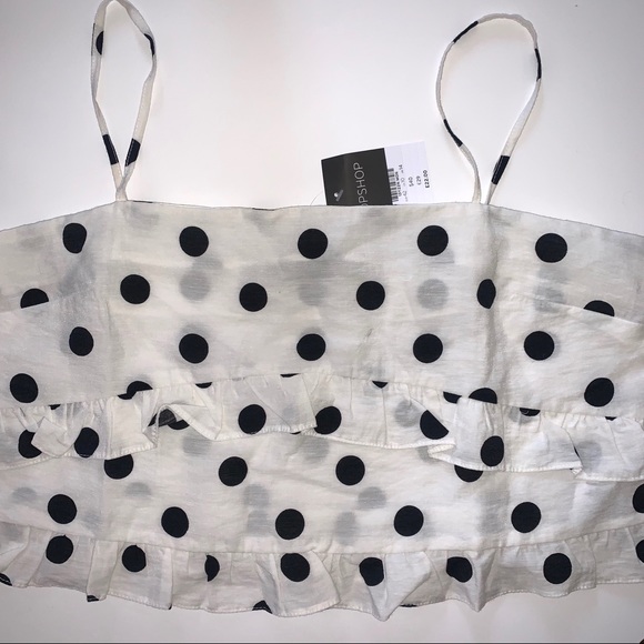 Topshop Polka Dot Tank Top - Picture 4 of 4